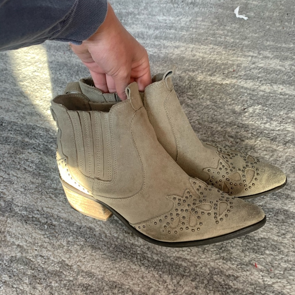 Matisse x Amuse Society Suede Studded Booties